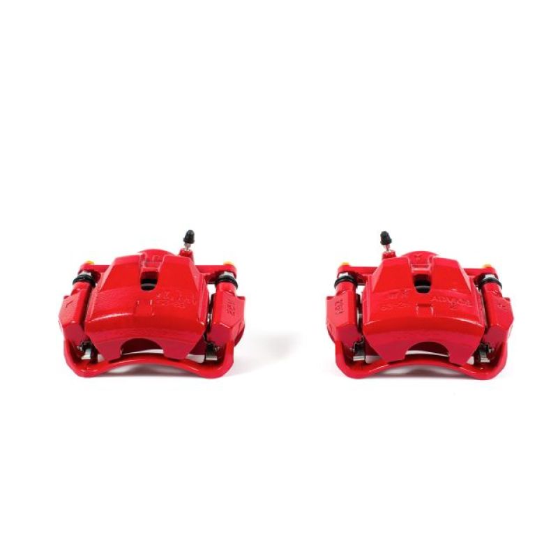 Power Stop 06-18 Toyota RAV4 Front Red Calipers w/Brackets - Pair-Brake Calipers - Perf-Grocery Getter Performance