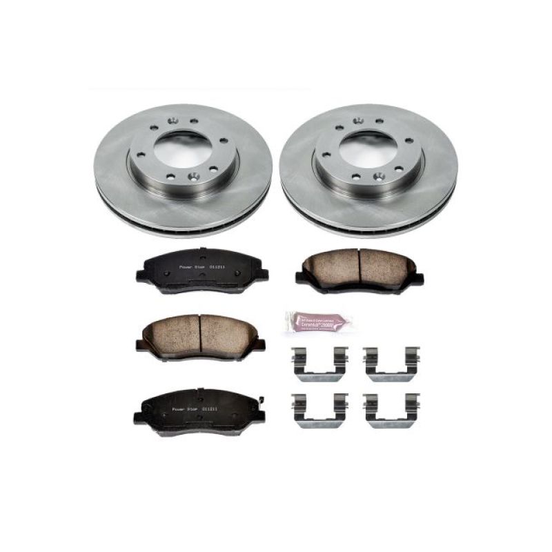 Power Stop 07-08 Hyundai Entourage Front Autospecialty Brake Kit-Brake Kits - OE-Grocery Getter Performance
