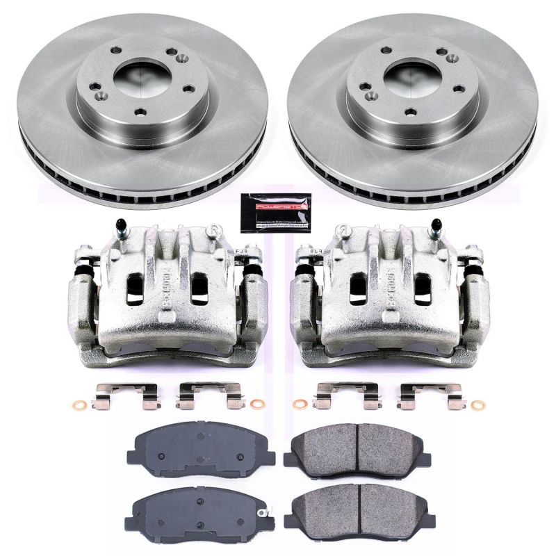 Power Stop 07-09 Hyundai Santa Fe Front Autospecialty Kit w/Cals-Brake Calipers - OE-Grocery Getter Performance