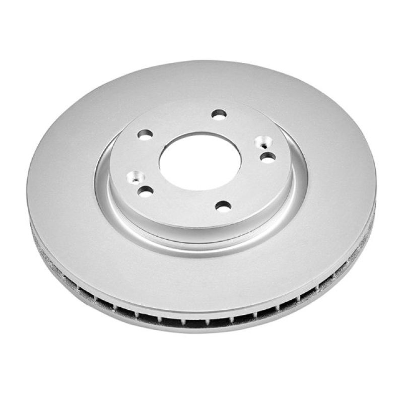 Power Stop 07-09 Hyundai Santa Fe Front Evolution Geomet Coated Rotor-Brake Rotors - OE - Cryo-Grocery Getter Performance