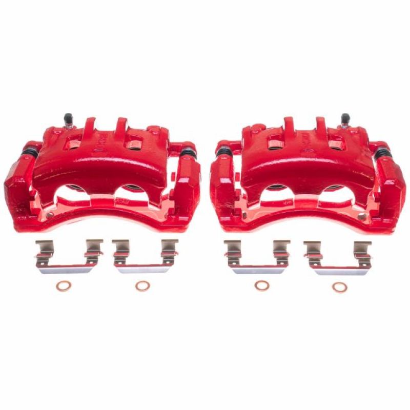 Power Stop 07-09 Hyundai Santa Fe Front Red Calipers - Pair-Brake Calipers - Perf-Grocery Getter Performance