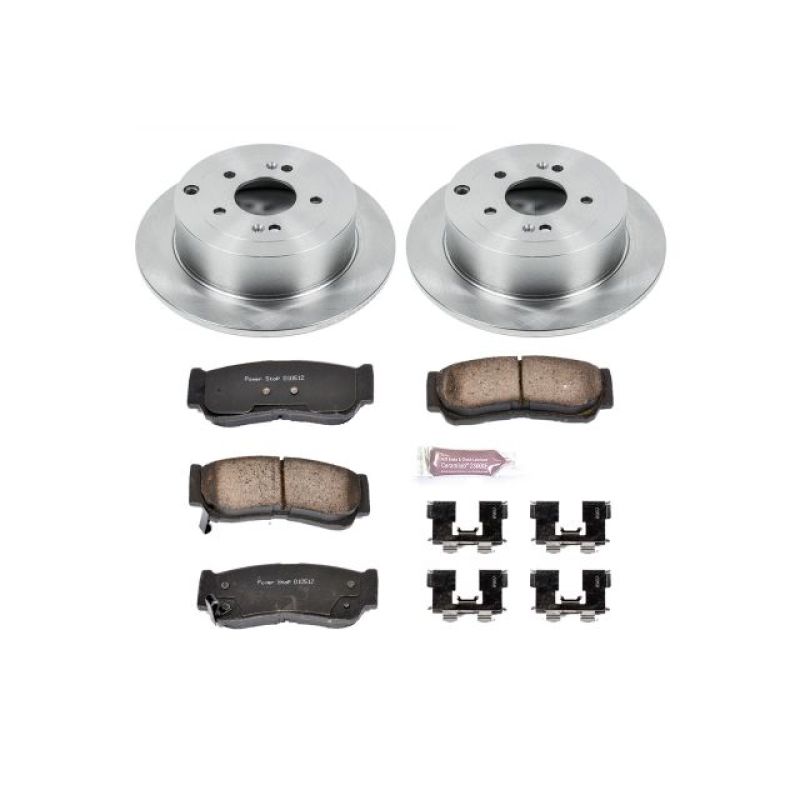 Power Stop 07-09 Hyundai Santa Fe Rear Autospecialty Brake Kit-Brake Kits - OE-Grocery Getter Performance