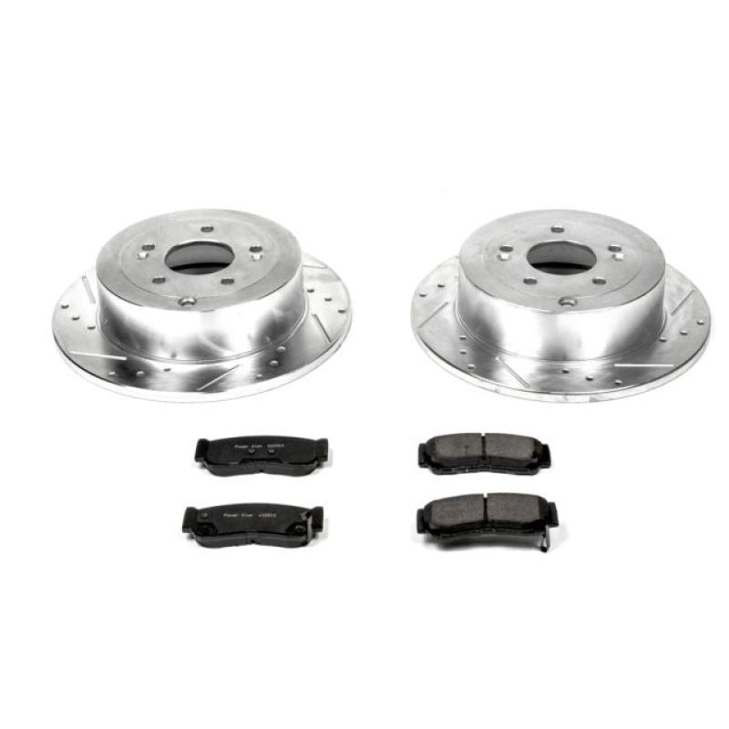 Power Stop 07-09 Hyundai Santa Fe Rear Z23 Evolution Sport Brake Kit-Brake Kits - Performance D&S-Grocery Getter Performance