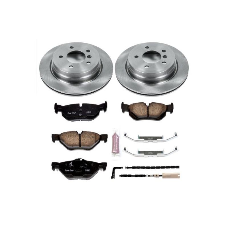 Power Stop 07-10 BMW 328i Rear Autospecialty Brake Kit-Brake Kits - OE-Grocery Getter Performance