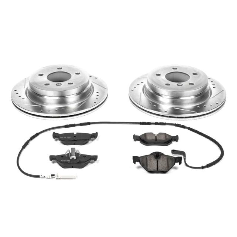 Power Stop 07-10 BMW 328i Rear Z23 Evolution Sport Brake Kit-Brake Kits - Performance D&S-Grocery Getter Performance