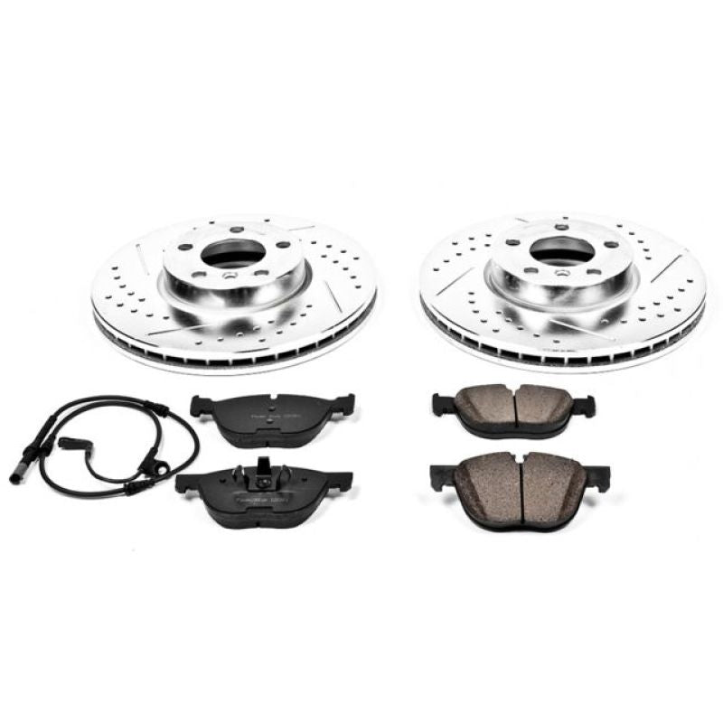 Power Stop 07-10 BMW X5 Front Z23 Evolution Sport Brake Kit-Brake Kits - Performance D&S-Grocery Getter Performance