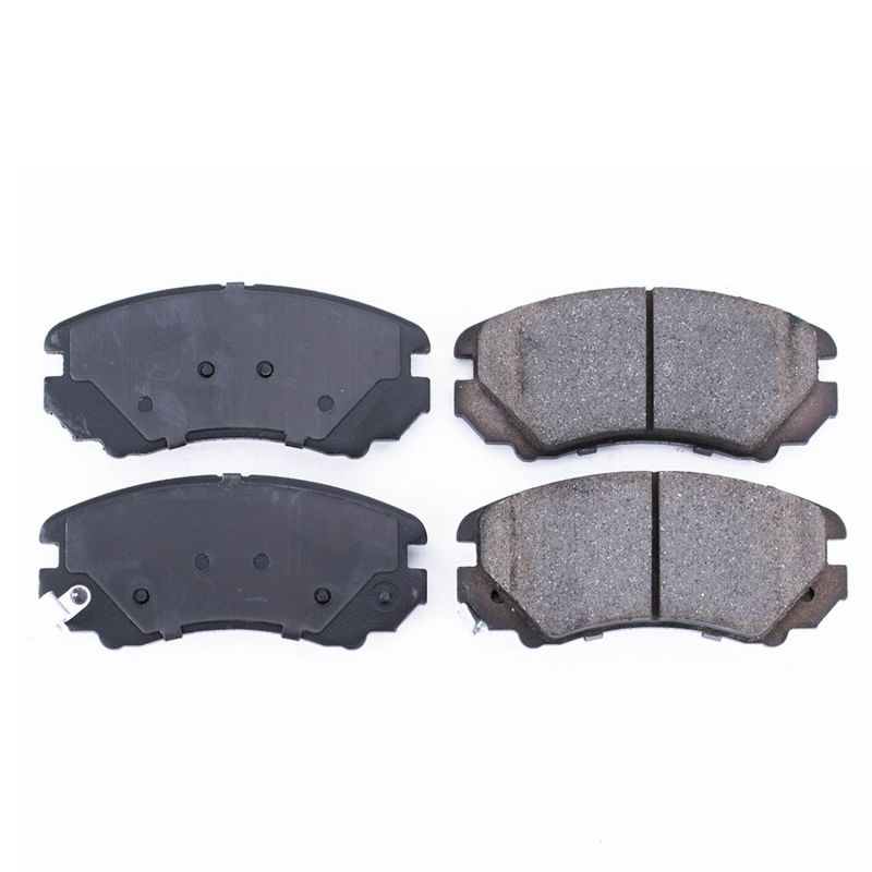 Power Stop 07-10 Hyundai Elantra Front Z16 Evolution Ceramic Brake Pads-Brake Pads - OE-Grocery Getter Performance