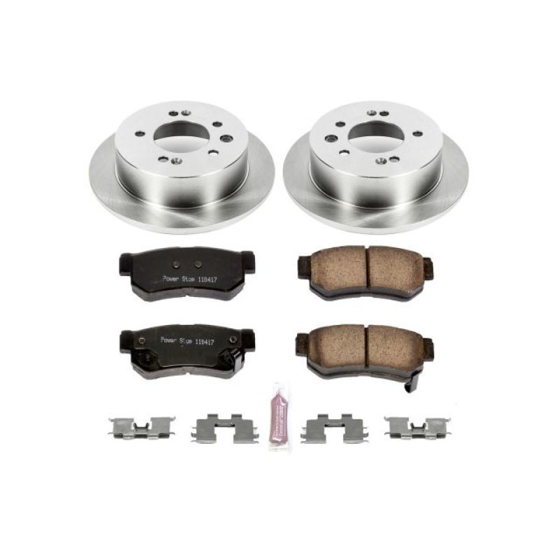 Power Stop 07-10 Hyundai Elantra Rear Autospecialty Brake Kit-Brake Kits - OE-Grocery Getter Performance