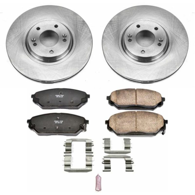 Power Stop 07-12 Hyundai Veracruz Front Autospecialty Brake Kit-Brake Kits - OE-Grocery Getter Performance
