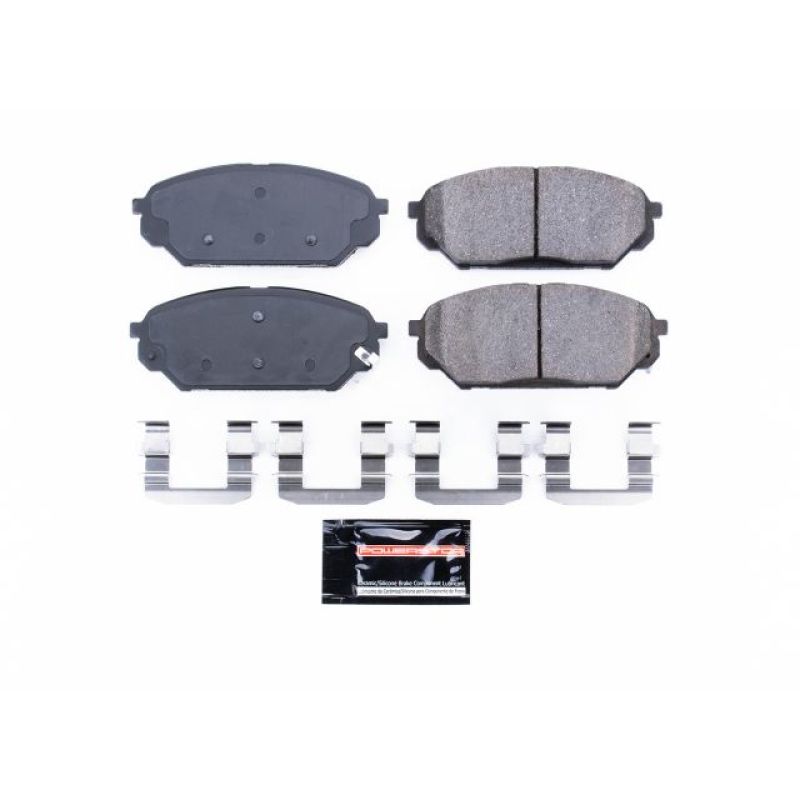 Power Stop 07-12 Hyundai Veracruz Front Z23 Evolution Sport Brake Pads w/Hardware-Brake Pads - Performance-Grocery Getter Performance