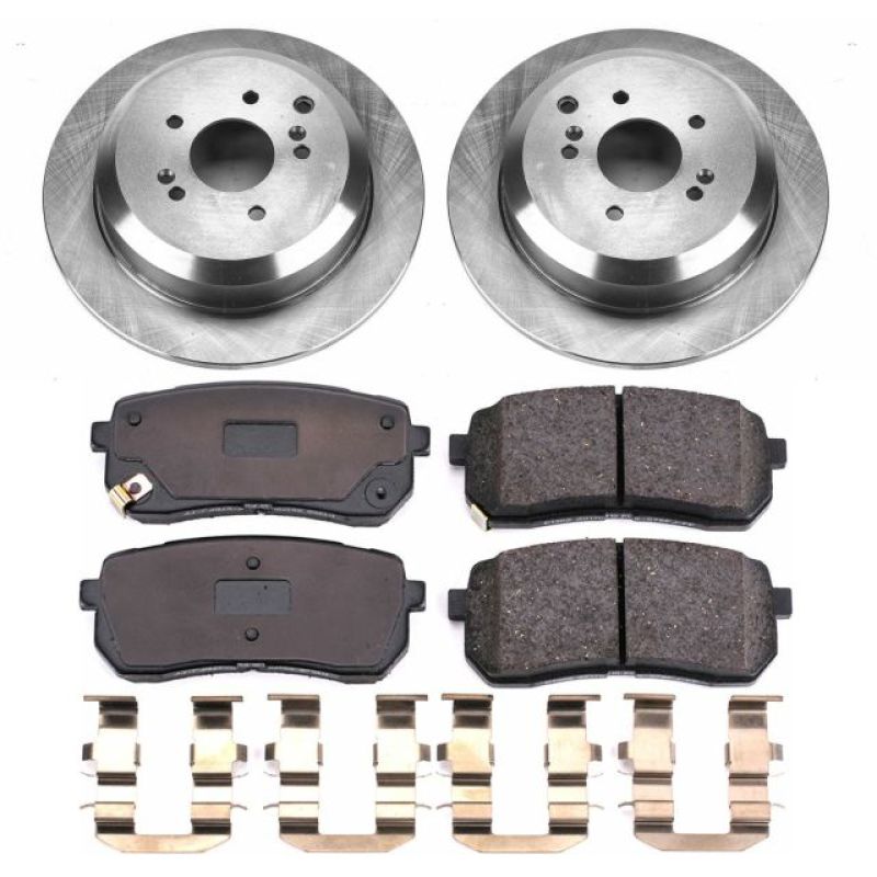 Power Stop 07-12 Hyundai Veracruz Rear Autospecialty Brake Kit-Brake Kits - OE-Grocery Getter Performance