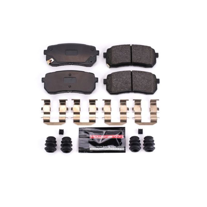 Power Stop 07-12 Hyundai Veracruz Rear Z23 Evolution Sport Brake Pads w/Hardware-Brake Pads - Performance-Grocery Getter Performance