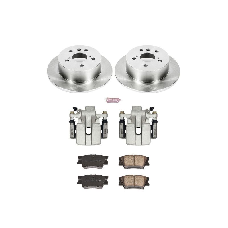 Power Stop 07-12 Lexus ES350 Rear Autospecialty Brake Kit w/Calipers-Brake Kits - OE-Grocery Getter Performance