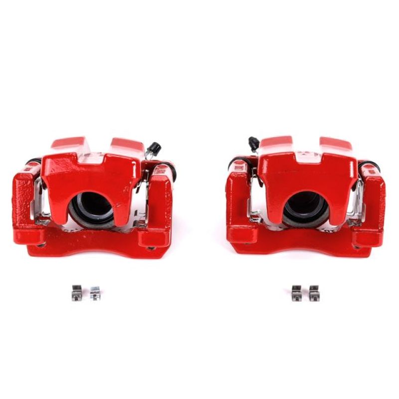 Power Stop 07-12 Lexus ES350 Rear Red Calipers w/Brackets - Pair-Brake Calipers - Perf-Grocery Getter Performance