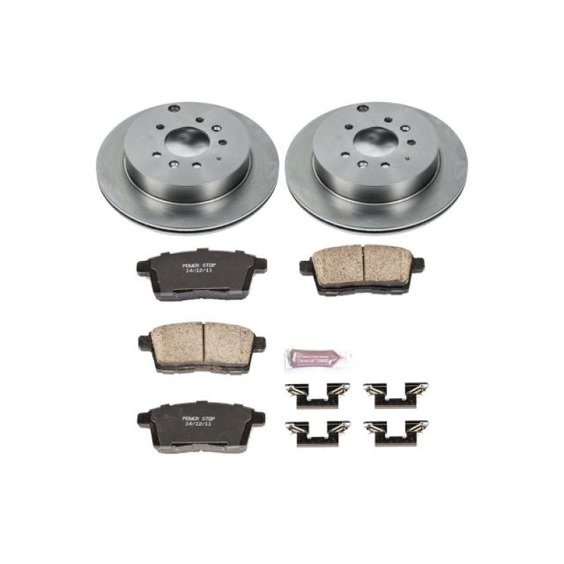 Power Stop 07-12 Mazda CX-7 Rear Autospecialty Brake Kit-Brake Kits - OE-Grocery Getter Performance