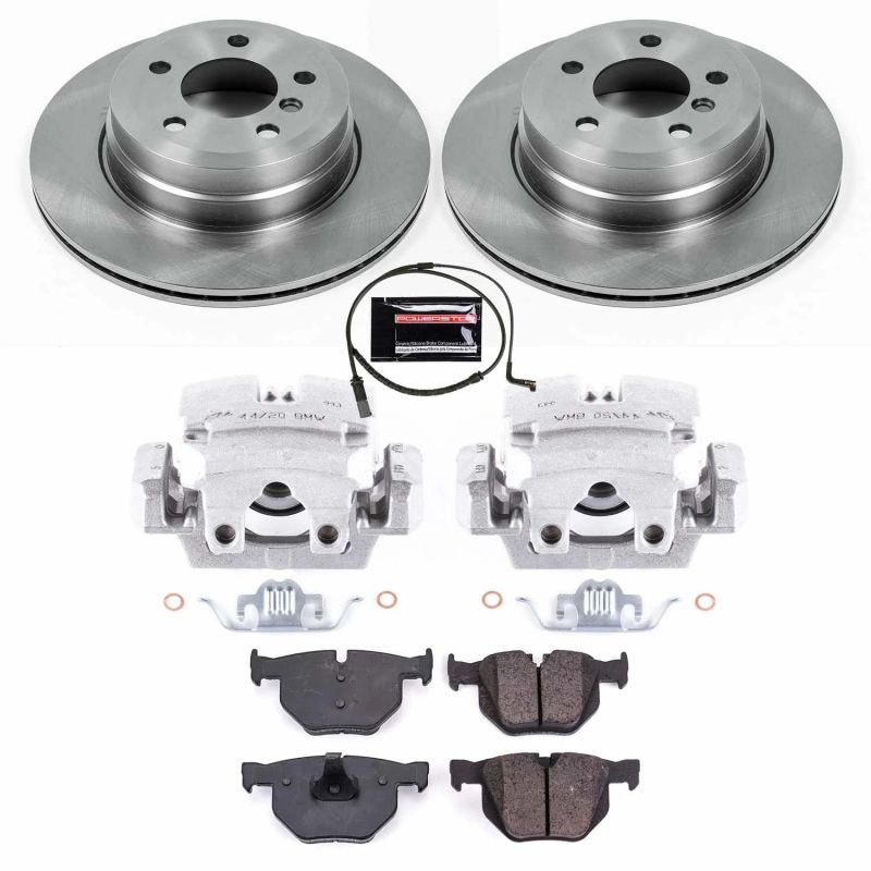 Power Stop 07-15 BMW X5 Rear Autospecialty Brake Kit w/Calipers-Brake Kits - OE-Grocery Getter Performance