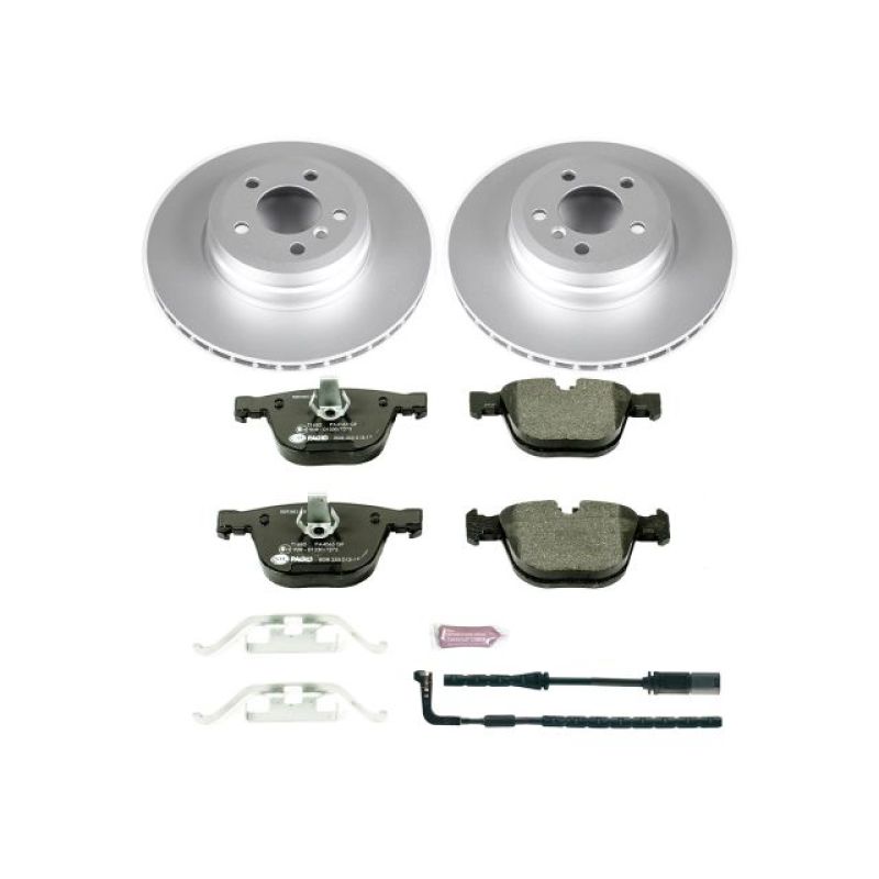 Power Stop 07-15 BMW X5 Rear Euro-Stop Brake Kit-Brake Kits - OE-Grocery Getter Performance