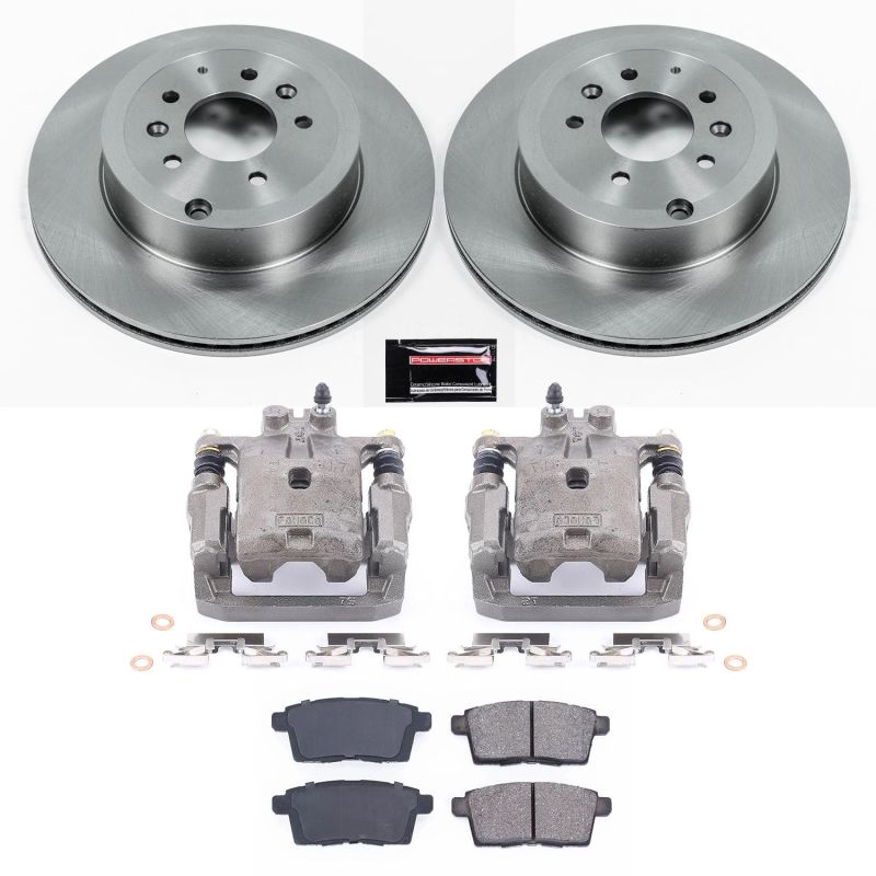 Power Stop 07-15 Mazda CX-9 Rear Autospecialty Brake Kit w/Calipers-Brake Kits - OE-Grocery Getter Performance