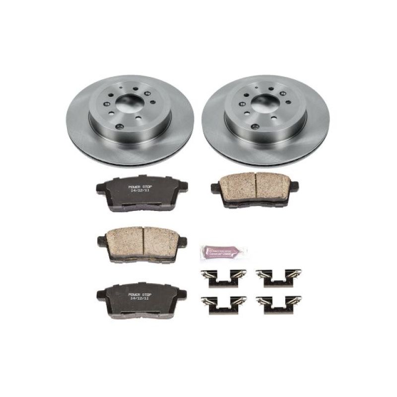 Power Stop 07-15 Mazda CX-9 Rear Autospecialty Brake Kit-Brake Kits - OE-Grocery Getter Performance