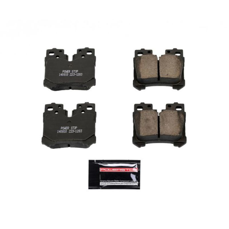 Power Stop 07-17 Lexus LS460 Rear Z23 Evolution Sport Brake Pads w/Hardware-Brake Pads - Performance-Grocery Getter Performance