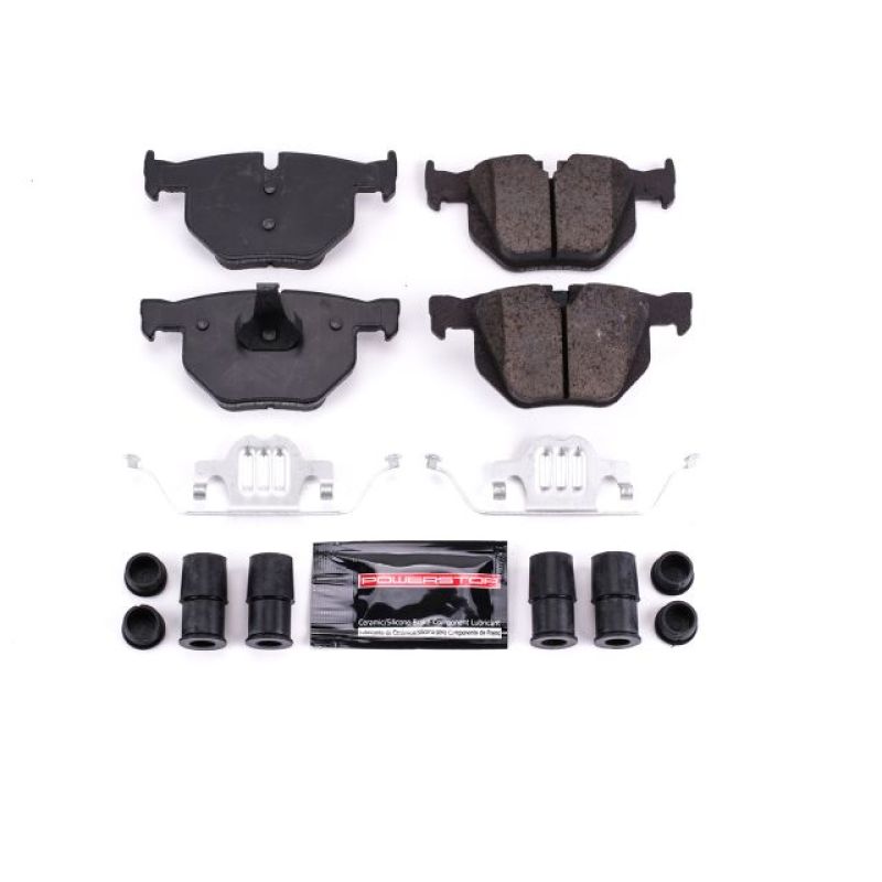 Power Stop 07-18 BMW X5 Rear Z23 Evolution Sport Brake Pads w/Hardware-Brake Pads - Performance-Grocery Getter Performance