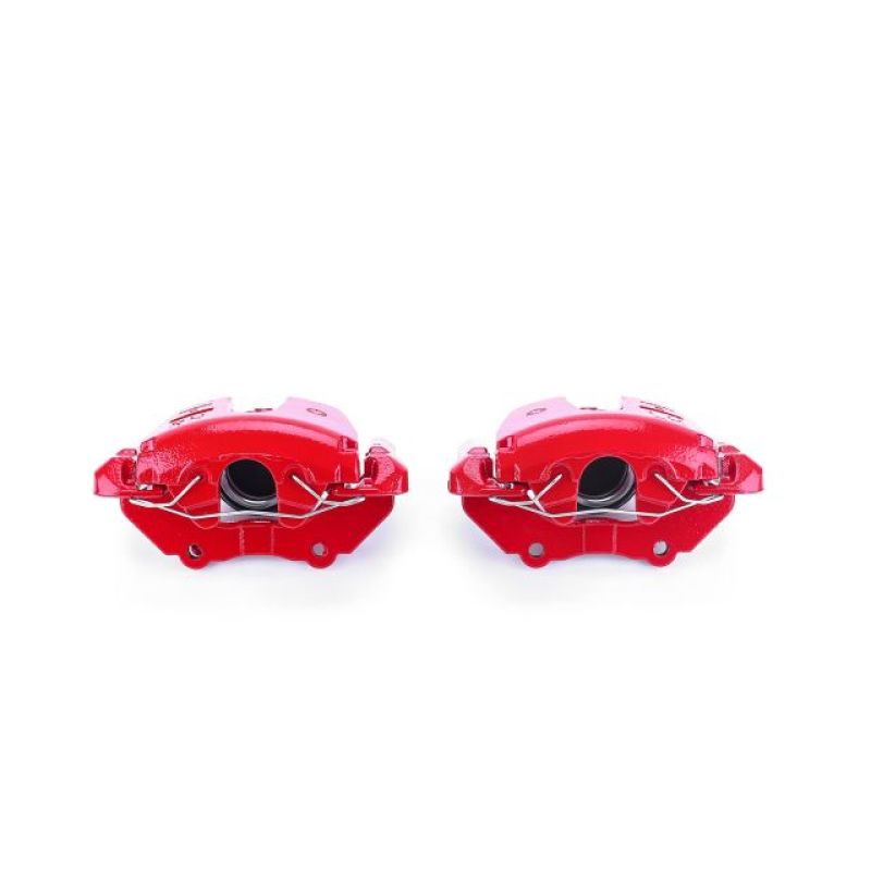 Power Stop 08-09 Mazda 3 Front Red Calipers w/Brackets - Pair-Brake Calipers - Perf-Grocery Getter Performance