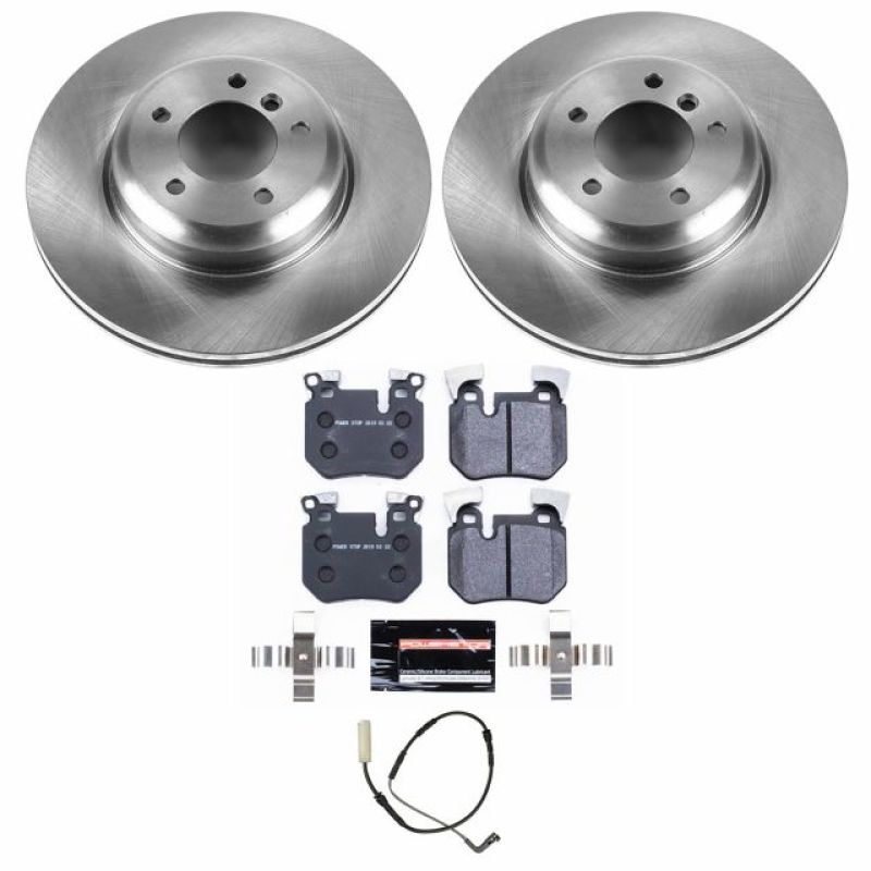 Power Stop 08-10 BMW 135i Front Track Day SPEC Brake Kit-Brake Kits - Performance Blank-Grocery Getter Performance