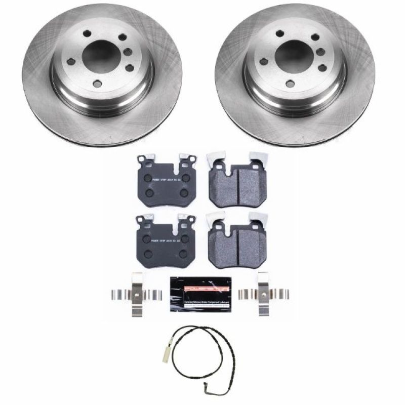Power Stop 08-10 BMW 135i Rear Track Day Brake Kit-Brake Kits - Performance Blank-Grocery Getter Performance