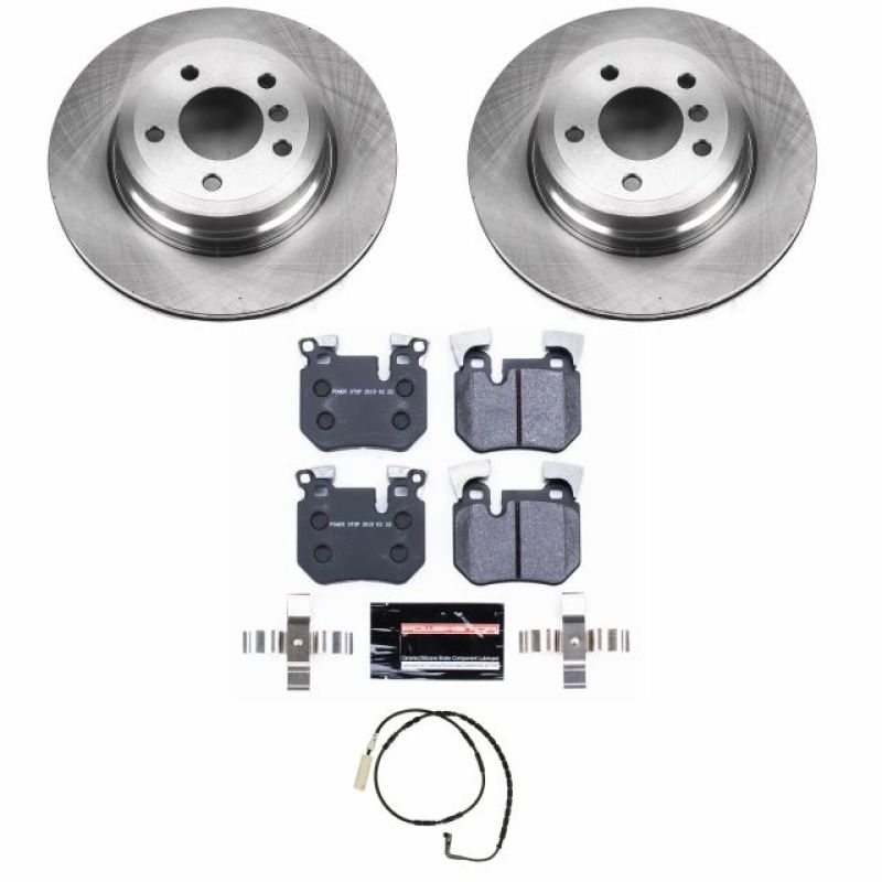 Power Stop 08-10 BMW 135i Rear Track Day SPEC Brake Kit-Brake Kits - Performance Blank-Grocery Getter Performance