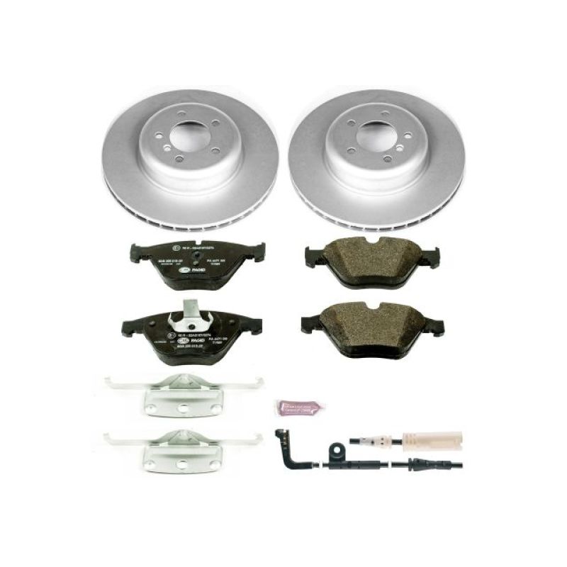 Power Stop 08-10 BMW 535i Front Euro-Stop Brake Kit-Brake Kits - OE-Grocery Getter Performance