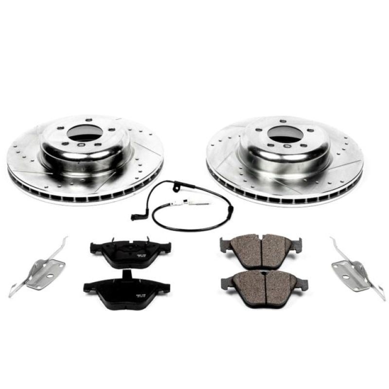 Power Stop 08-10 BMW 535i Front Z23 Evolution Sport Brake Kit-Brake Kits - Performance D&S-Grocery Getter Performance