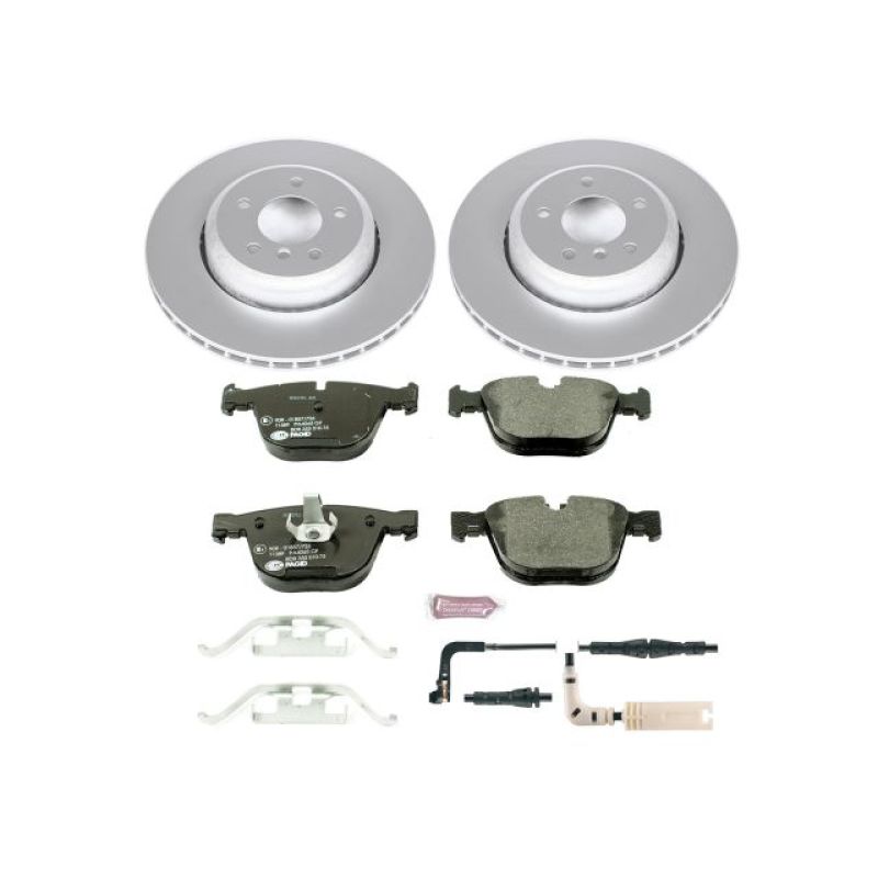 Power Stop 08-10 BMW 535i Rear Euro-Stop Brake Kit-Brake Kits - OE-Grocery Getter Performance
