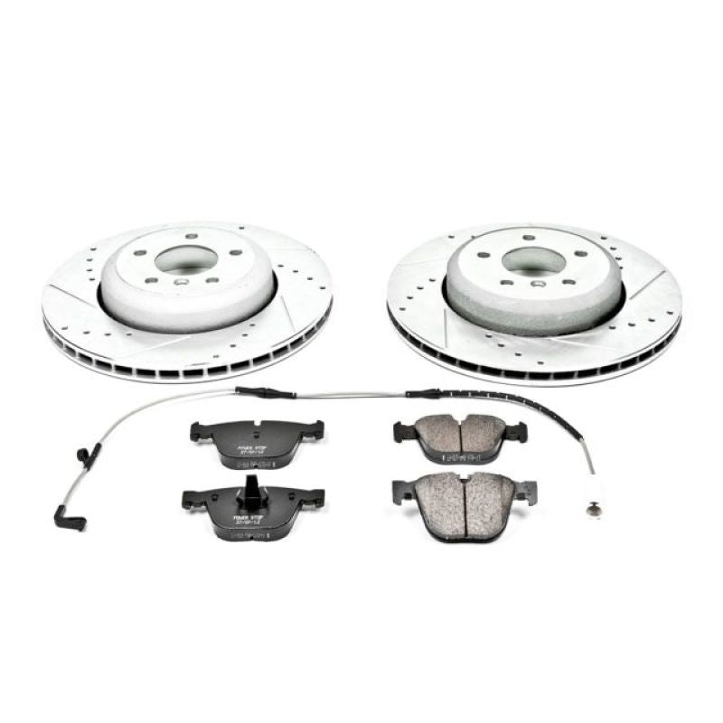 Power Stop 08-10 BMW 535i Rear Z23 Evolution Sport Brake Kit-Brake Kits - Performance D&S-Grocery Getter Performance