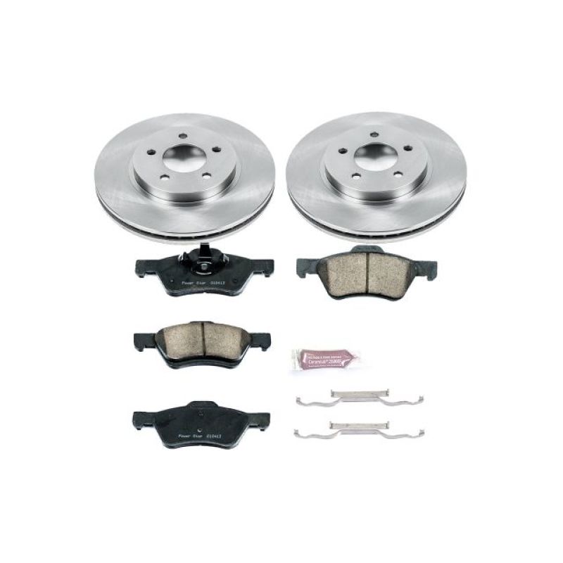 Power Stop 08-10 Ford Escape Front Autospecialty Brake Kit-Brake Kits - OE-Grocery Getter Performance