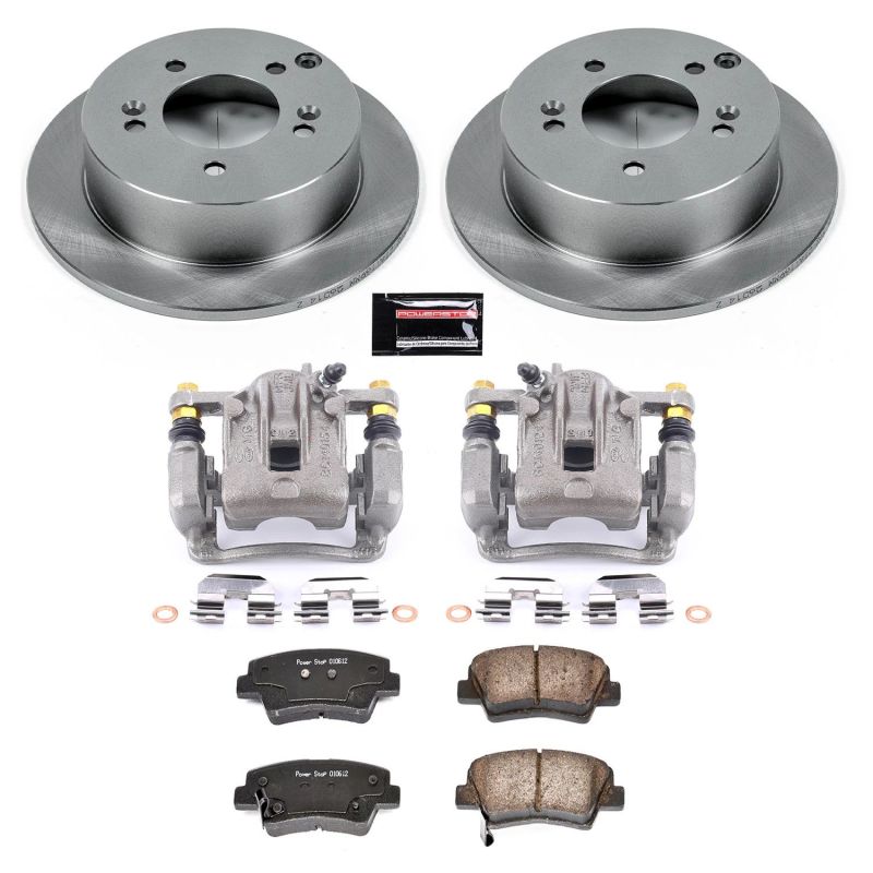 Power Stop 08-10 Hyundai Sonata Rear Autospecialty Brake Kit w/Calipers-Brake Kits - OE-Grocery Getter Performance