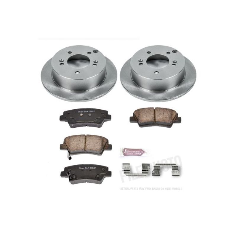 Power Stop 08-10 Hyundai Sonata Rear Autospecialty Brake Kit-Brake Kits - OE-Grocery Getter Performance