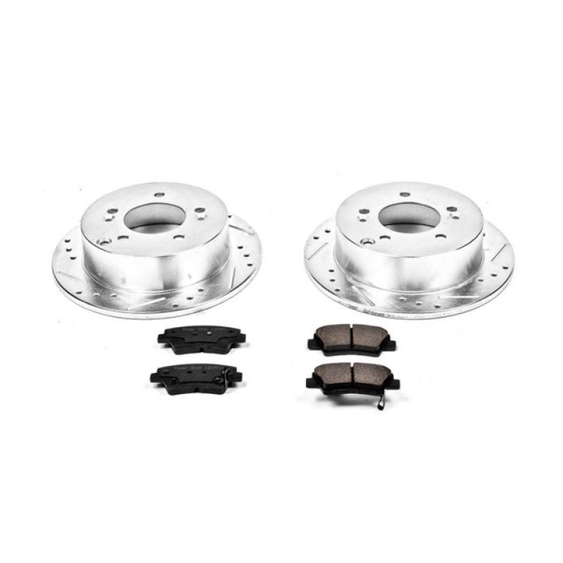 Power Stop 08-10 Hyundai Sonata Rear Z23 Evolution Sport Brake Kit-Brake Kits - Performance D&S-Grocery Getter Performance