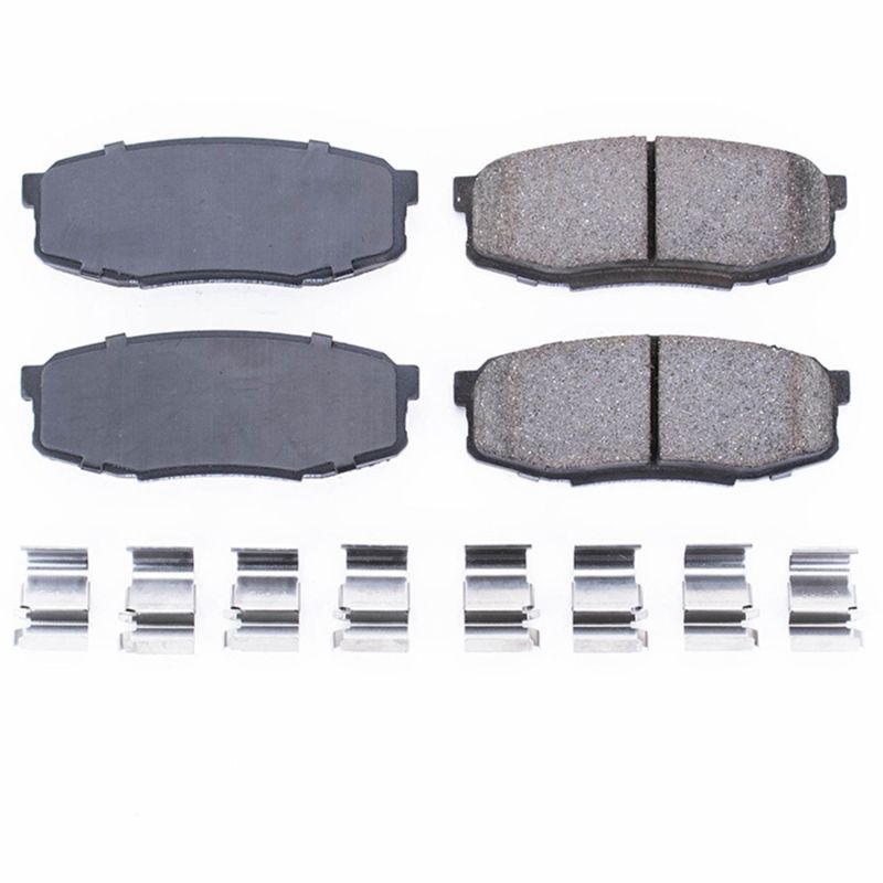 Power Stop 08-11 Lexus LX570 Rear Z17 Evolution Ceramic Brake Pads w/Hardware-Brake Pads - OE-Grocery Getter Performance