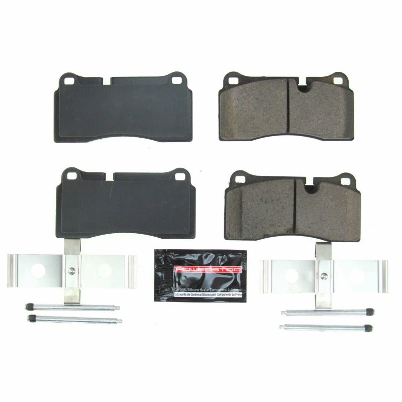 Power Stop 08-12 Audi R8 Rear Z23 Evolution Sport Brake Pads w/Hardware-Brake Pads - Performance-Grocery Getter Performance