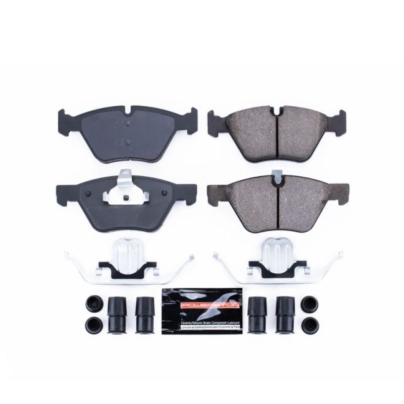 Power Stop 08-13 BMW 128i Front Z23 Evolution Sport Brake Pads w/Hardware-Brake Pads - Performance-Grocery Getter Performance