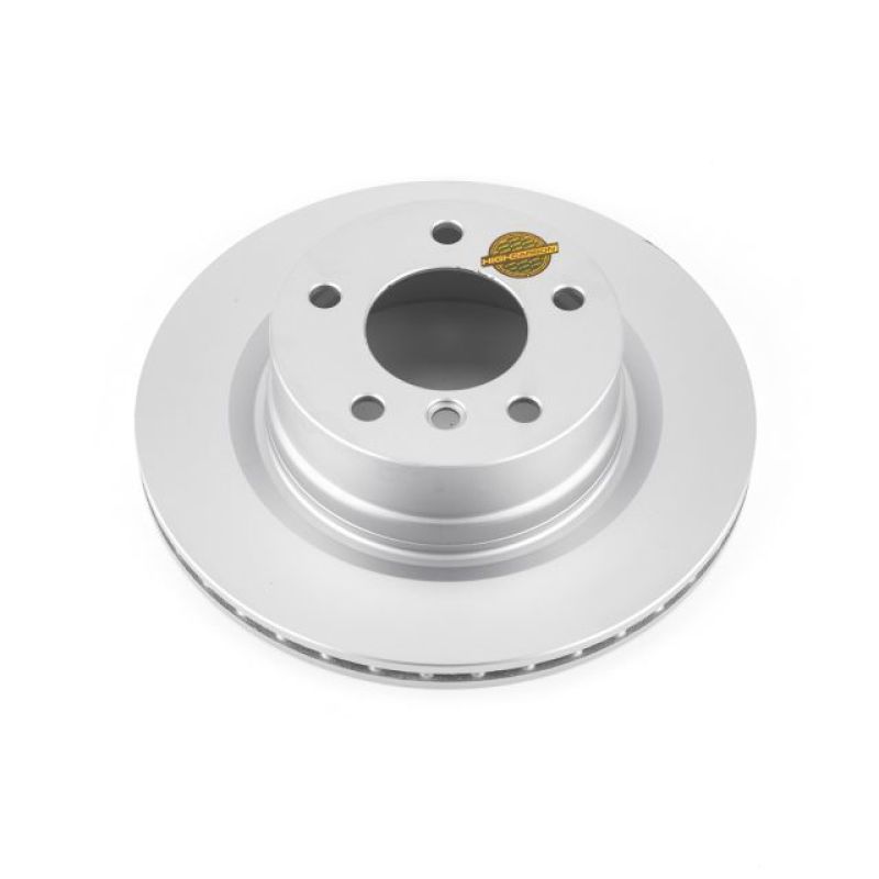 Power Stop 08-13 BMW 128i Rear Evolution High Carbon Geomet Coated Rotor-Brake Rotors - OE - Cryo-Grocery Getter Performance