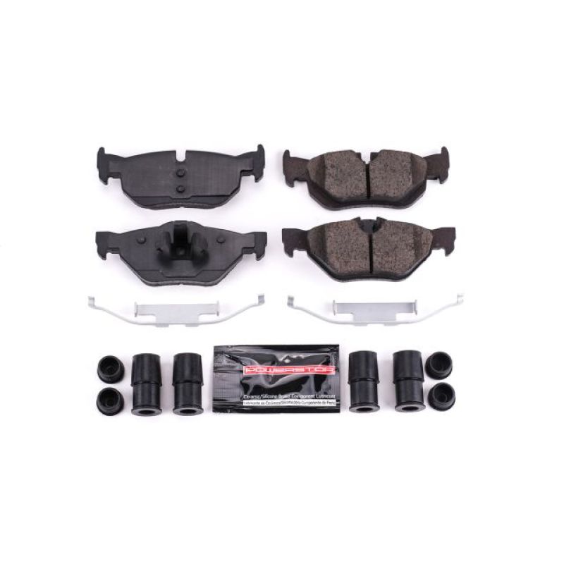 Power Stop 08-13 BMW 128i Rear Z23 Evolution Sport Brake Pads w/Hardware-Brake Pads - Performance-Grocery Getter Performance