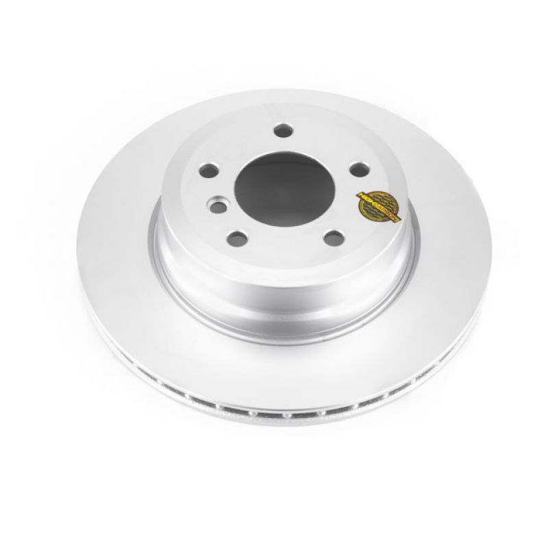 Power Stop 08-13 BMW 135i Rear Evolution High Carbon Geomet Coated Rotor-Brake Rotors - OE - Cryo-Grocery Getter Performance