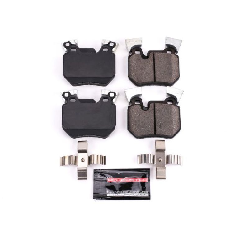 Power Stop 08-13 BMW 135i Rear Z23 Evolution Sport Brake Pads w/Hardware-Brake Pads - Performance-Grocery Getter Performance
