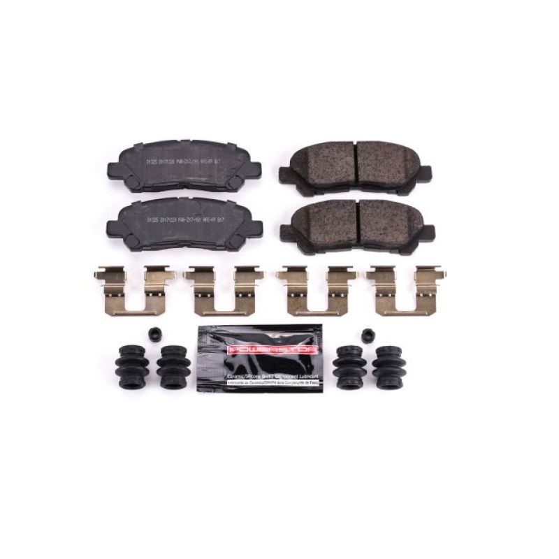 Power Stop 08-13 Toyota Highlander Rear Z23 Evolution Sport Brake Pads w/Hardware-Brake Pads - Performance-Grocery Getter Performance