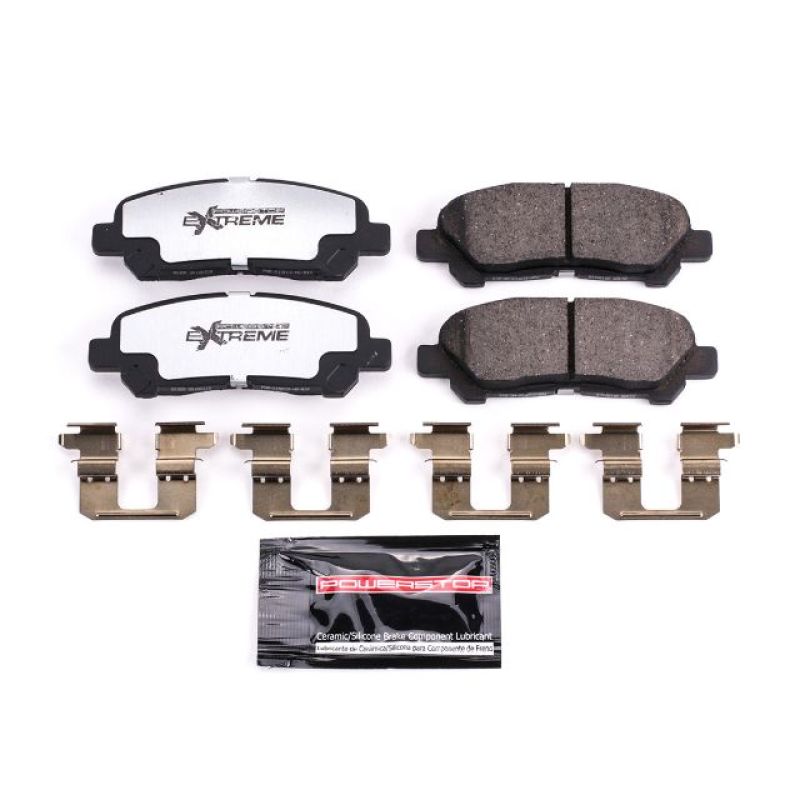 Power Stop 08-13 Toyota Highlander Rear Z36 Truck & Tow Brake Pads w/Hardware-Brake Pads - Performance-Grocery Getter Performance