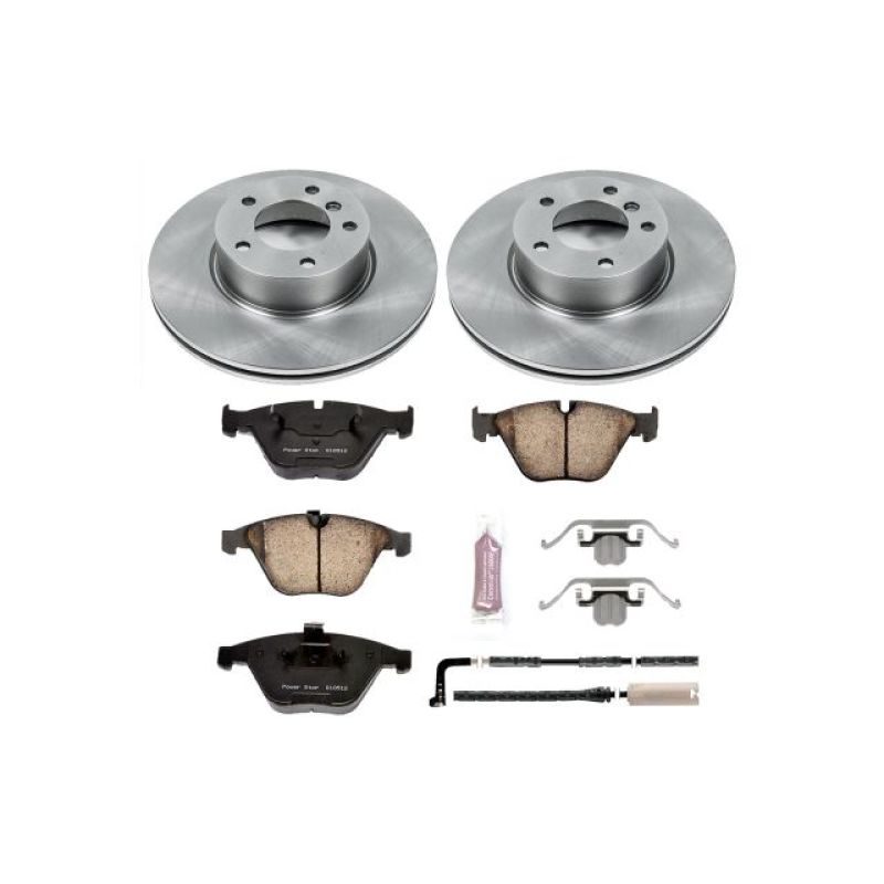 Power Stop 09-10 BMW 328i xDrive Front Autospecialty Brake Kit-Brake Kits - OE-Grocery Getter Performance