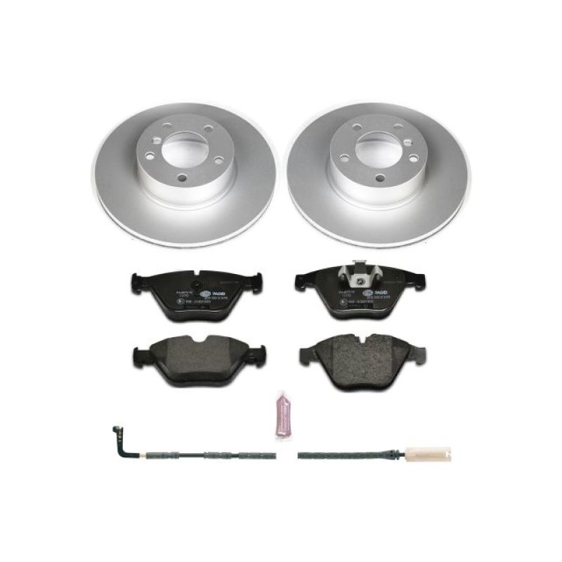 Power Stop 09-10 BMW 328i xDrive Front Euro-Stop Brake Kit-Brake Kits - OE-Grocery Getter Performance