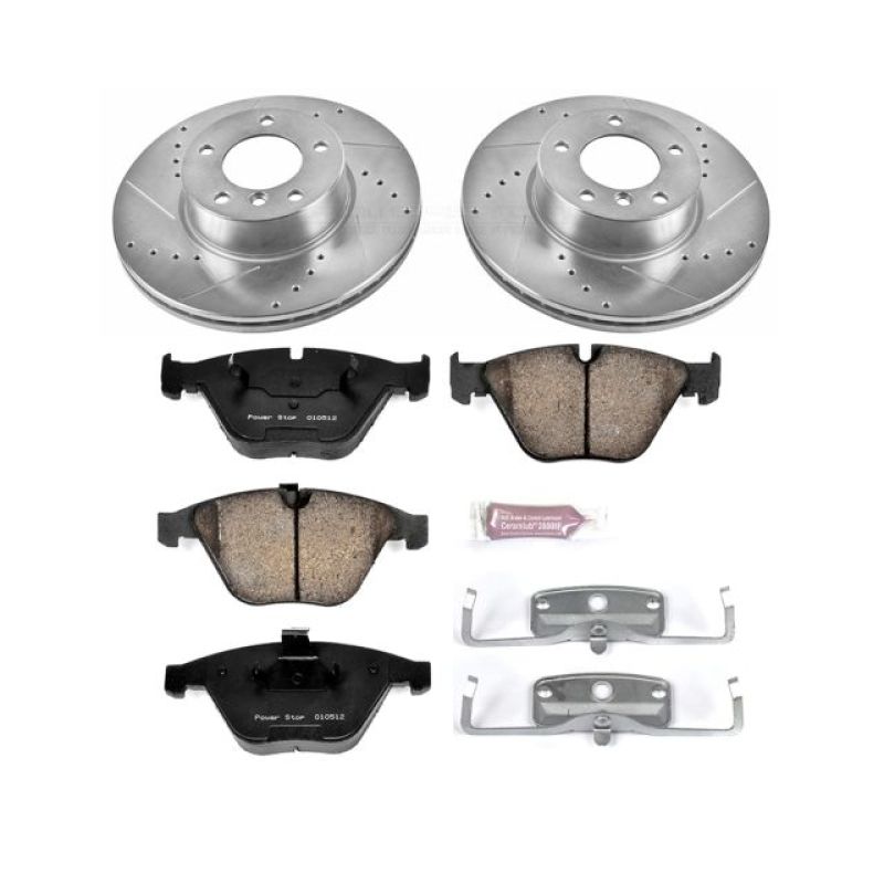 Power Stop 09-10 BMW 328i xDrive Front Z23 Evolution Sport Brake Kit-Brake Kits - Performance D&S-Grocery Getter Performance