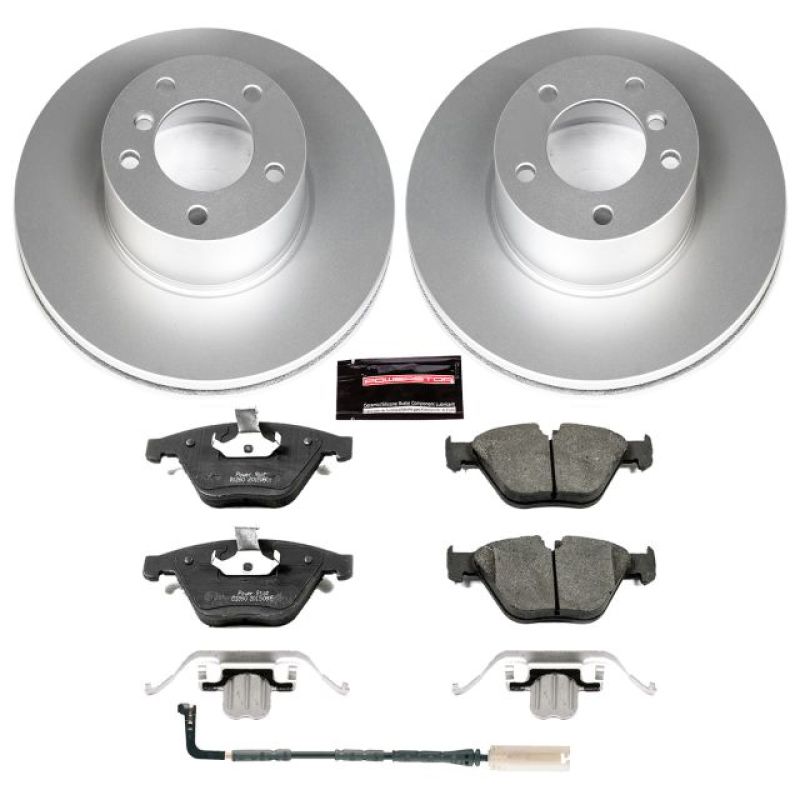 Power Stop 09-10 BMW 328i xDrive Front Z23 Evolution Sport Coated Brake Kit-Brake Kits - Performance D&S-Grocery Getter Performance